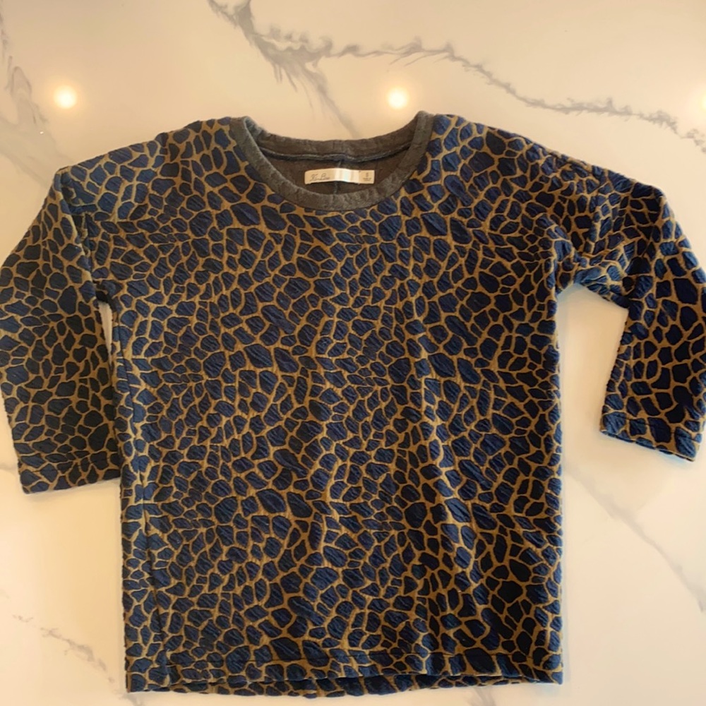 Madewell animal print sweatshirt